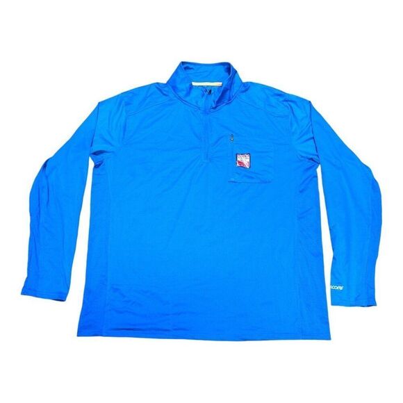 Lincoln Outfitters Blue Long Sleeve XL Cooling Tech Work Shirt Working Man NEW - Picture 1 of 6